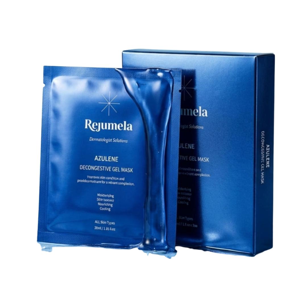 REJUMELA Azulene Decongestive Gel Mask 30g (5 Sheets)