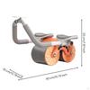 Abdominal Roller with Elbow Support Stable Assisted-Rollback