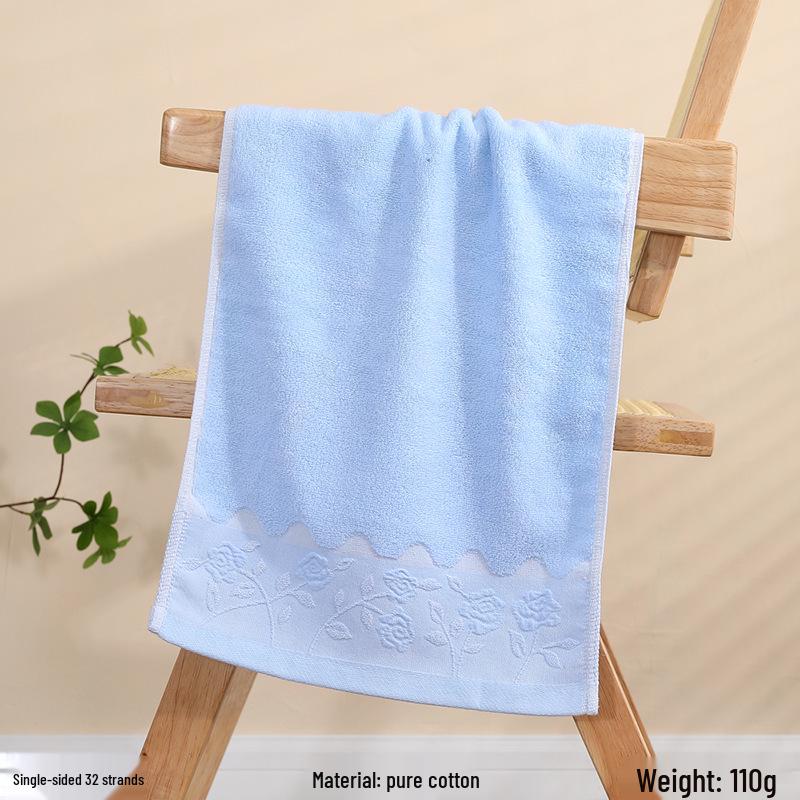 Thick Absorbent Pure Cotton Face Towel for Adults