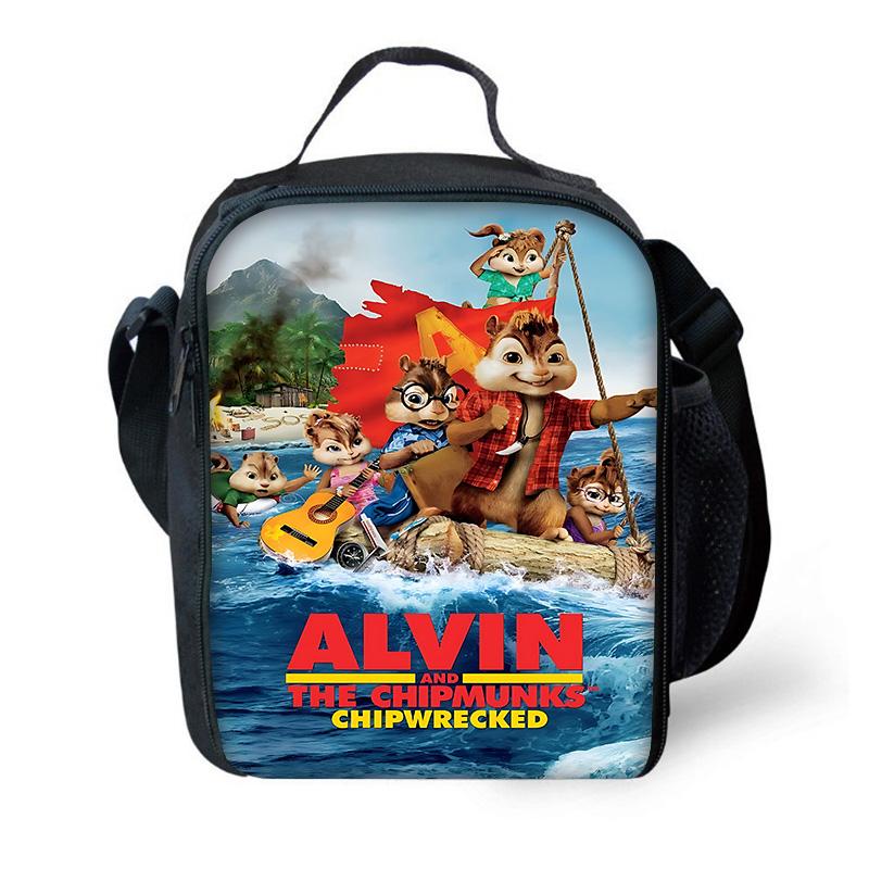 AlvinS en de C-Chipmunks: ChipwreckedS Kinder Schoolrugzak met Lunchtassen, Etui, Schooltassen voor Jongens Meisjes Beste Cadeau