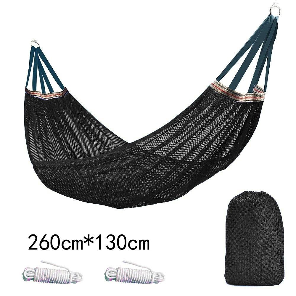 Portable Ice Silk Mesh Hammock With Storage Bag Load-bearing 200KG Leisure Swing Single Wide Swing Chair Garden
