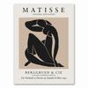 Henri Matisse Abstract Painting Minimal Illustration Wall Art Canvas Prints Vintage Beige Wall Pictures Home Decor No Frame