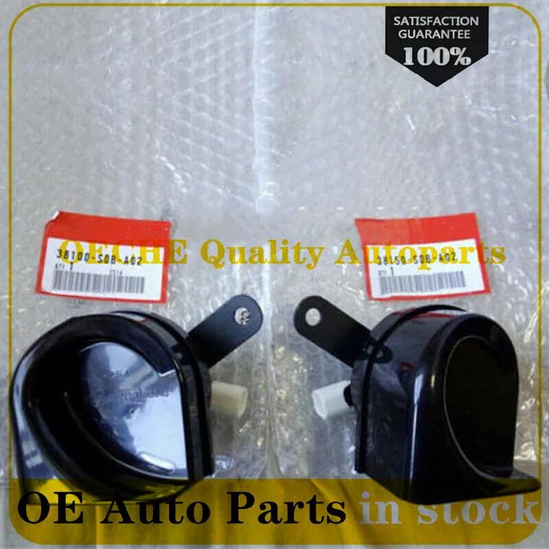 Set of 2PCS 38150SDBA02 38100SDBA02 High Tone Horns For Honda Accord for Acura TSX RL 38150-SDB-A01 38100-SDB-A02 38150-SDB-A02 2PCS