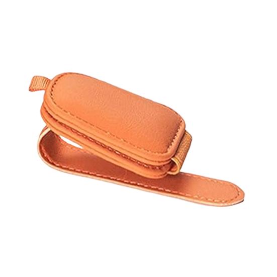 

Universal Car Sun Visor Sunglasses Holder Plastic Clip for Eyeglasses Multi-Functional Storage Organizer for Card And Bill Storage оранжевый