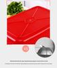 Dual-Layer Large Capacity Handheld Basket for Kitchen and Supermarket Use