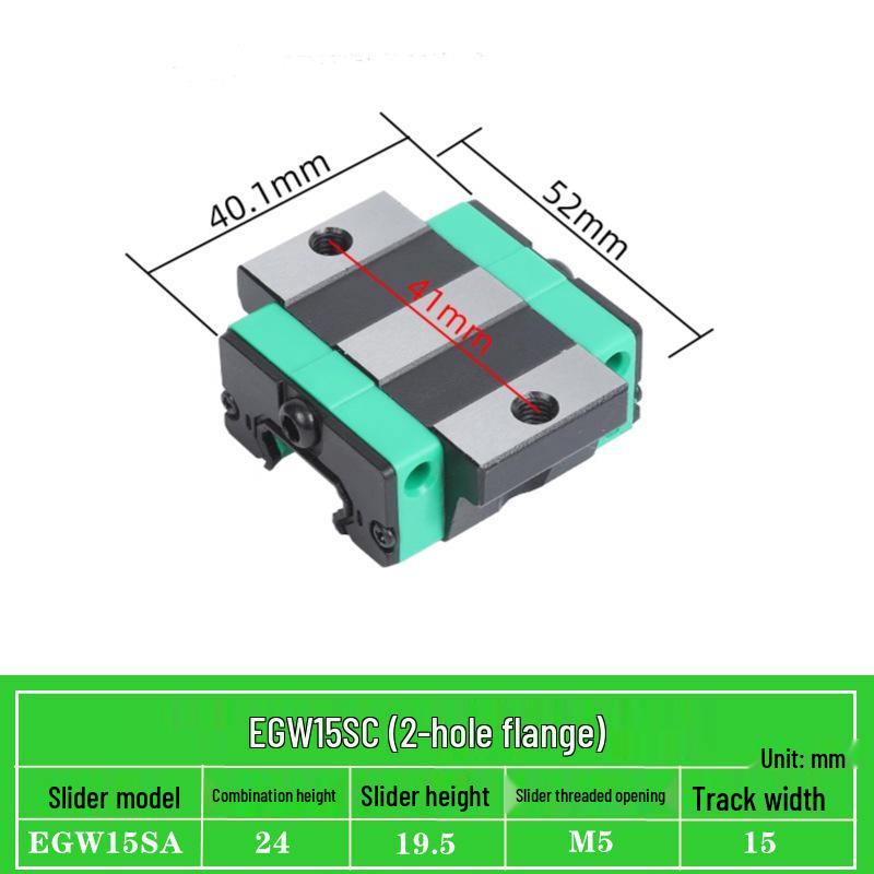 Precision Linear Guide Block Assembly EGH/EGW Series (15-65) CA SC