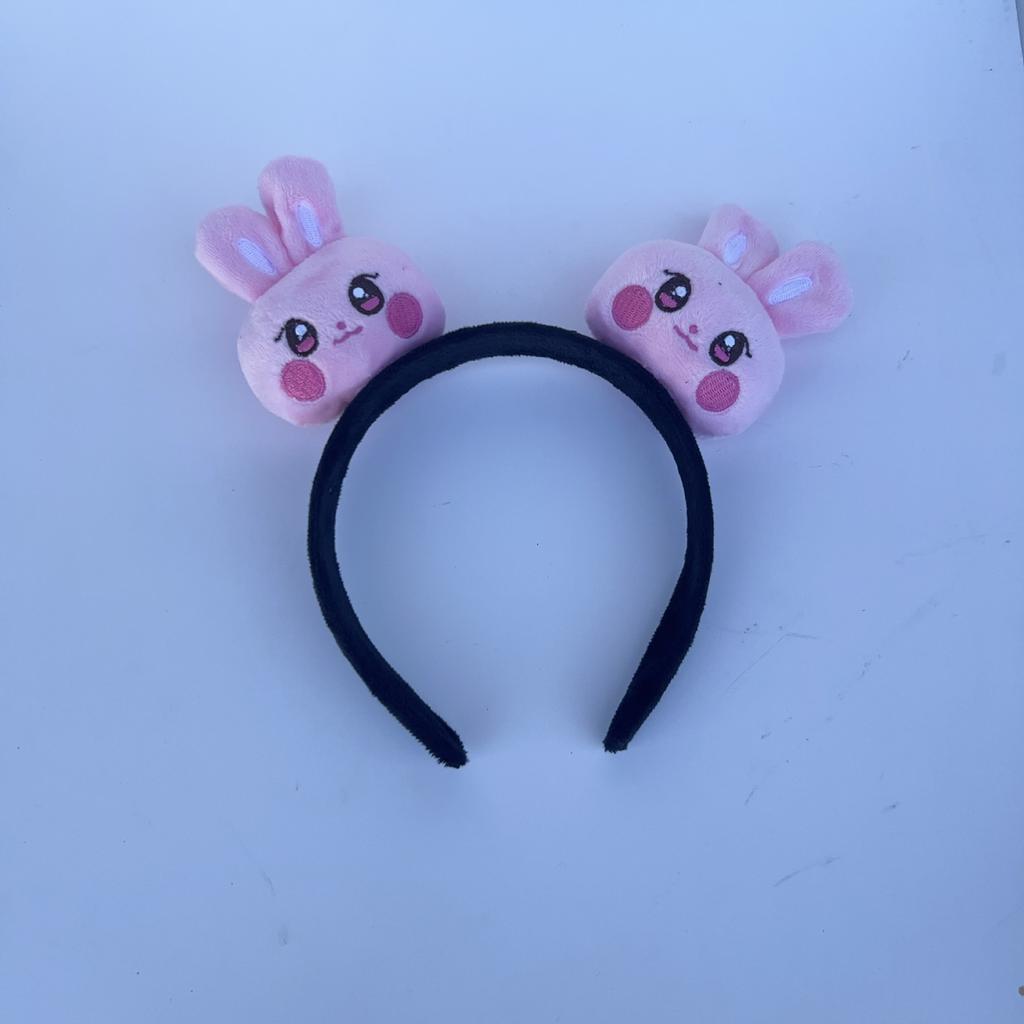 Kpop ATEEZ Aniteez HeadBand Cartoon Soft PP Cotton Cute Toy Charms Hair Clasp Hongjoong Mingi San Yunho Fans Concert Gift