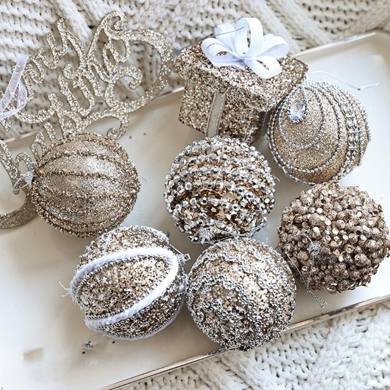 Multi Color Resin Holiday Ornament Christmas Tree Decoration Hanging Ball Perfect For Festival Season Parties