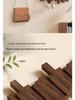 Piano Key Wall-Mounted Solid Wood Coat Rack for Entryway & Bedroom