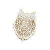 Animal Wolf Head Brooch For Men Women Stainless Steel Punk Lapel Pins Suit Collar Badges On Backpack Jewelry