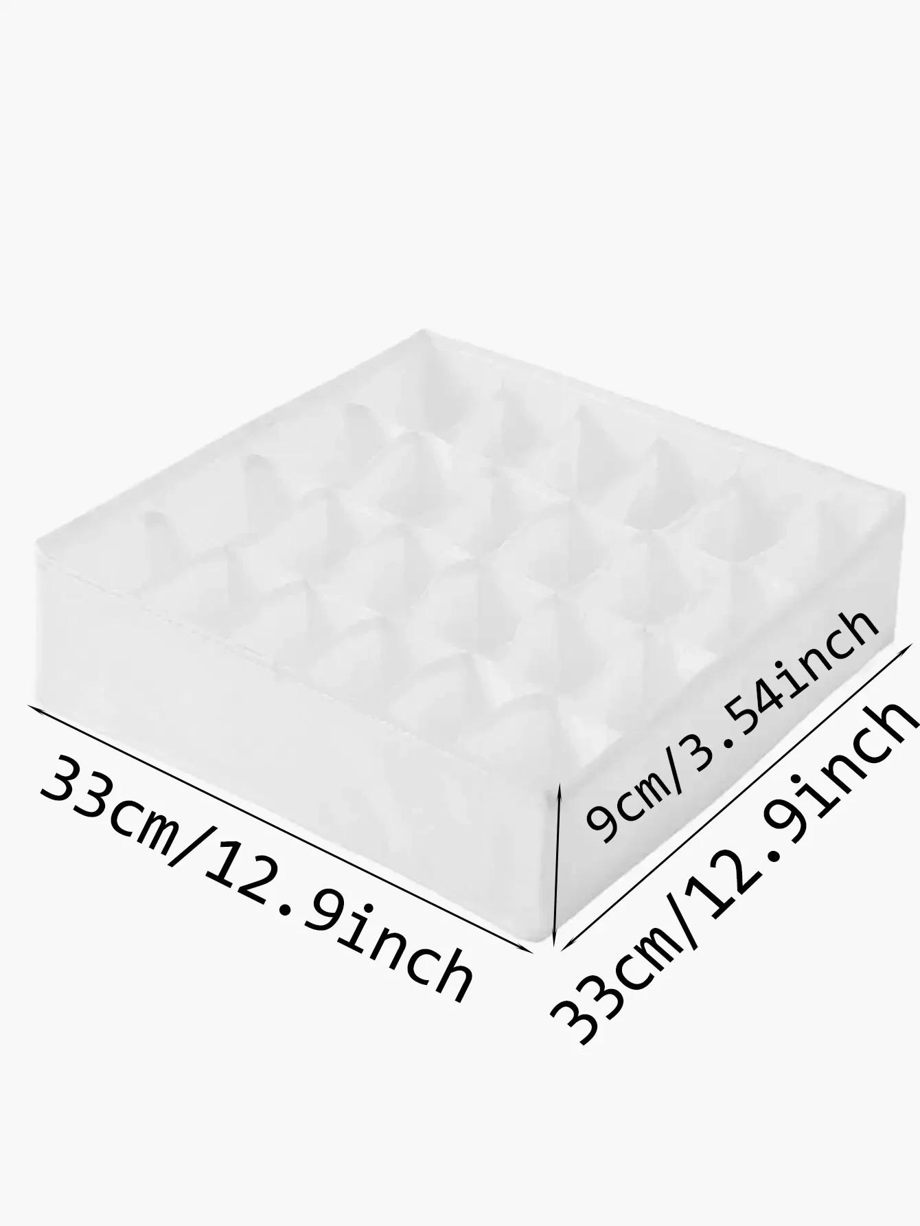 

Органайзер для хранения нижнего белья, носков, бюстгальтеров, трусиков; коробка для хранения; органайзер для одежды; организация домашнего гардероба, шкафа в спальне белый