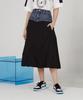JUCYJUDY J Woven Flare Mix Denim Skirt Jysk321C