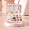 Portable Jewelry Box European Princess Travel Korean Hand Jewelry Jewelry Bag Earrings Ring Small Storage Box