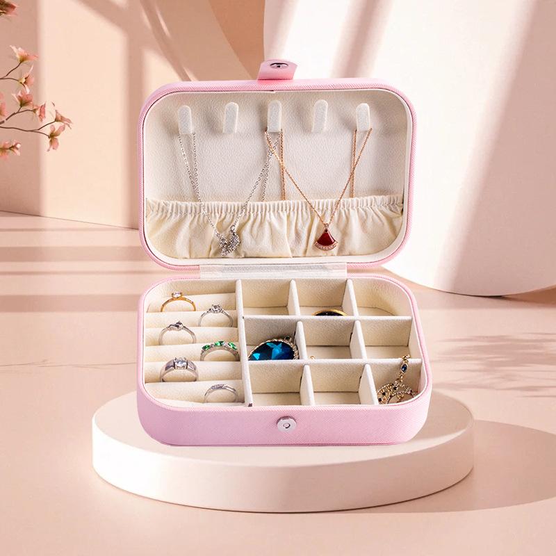 Portable Jewelry Box European Princess Travel Korean Hand Jewelry Jewelry Bag Earrings Ring Small Storage Box