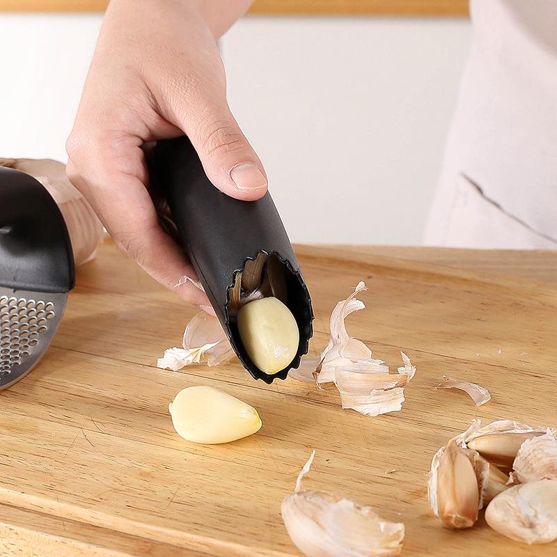 Dual-Function 304 Stainless Steel Garlic Press and Meat Floss Maker