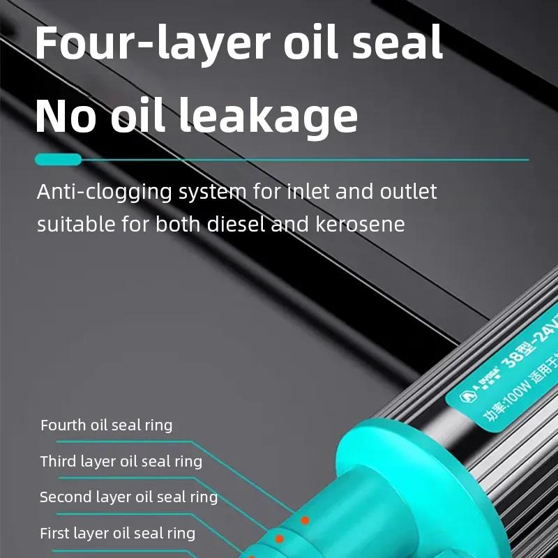 Portable Rechargeable Oil Transfer Pump Lithium Battery Electric Diesel Pump Water Pump Dual Use High Flow Suction Transfer Tool
