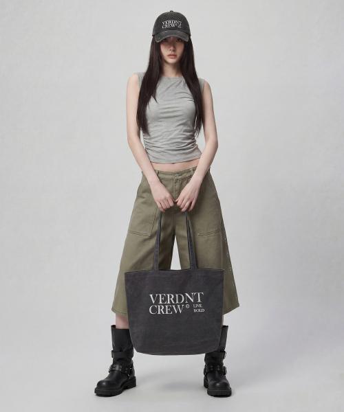 Verdnt Logo Canvas Eco Bag [Charcoal]