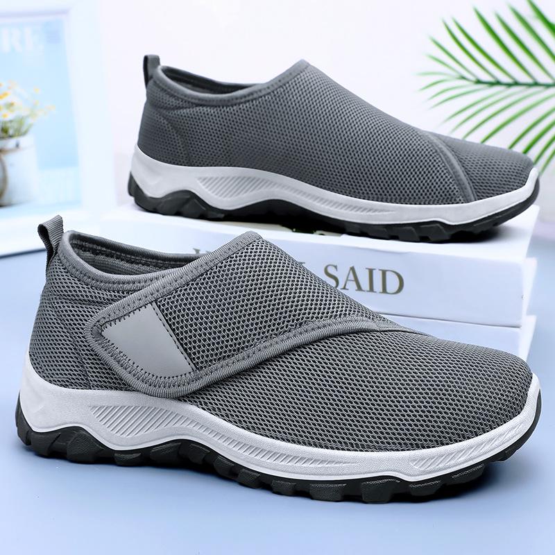 

Men s Summer Mesh Breathable Casual Slip-on Velcro Shoes 36