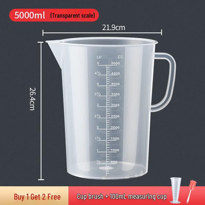 ZISIZ Food Grade Plastic Measuring Cup