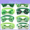 Lucky Green Check Collar Pet Accessory For St.paddys Day