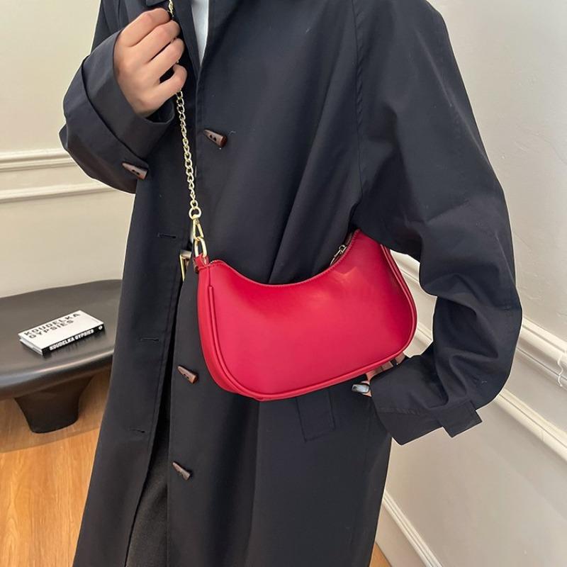 High-end Niche Bag Women's Autumn and Winter Retro New Fashion Chain Crossbody Shoulder Armpit Bag