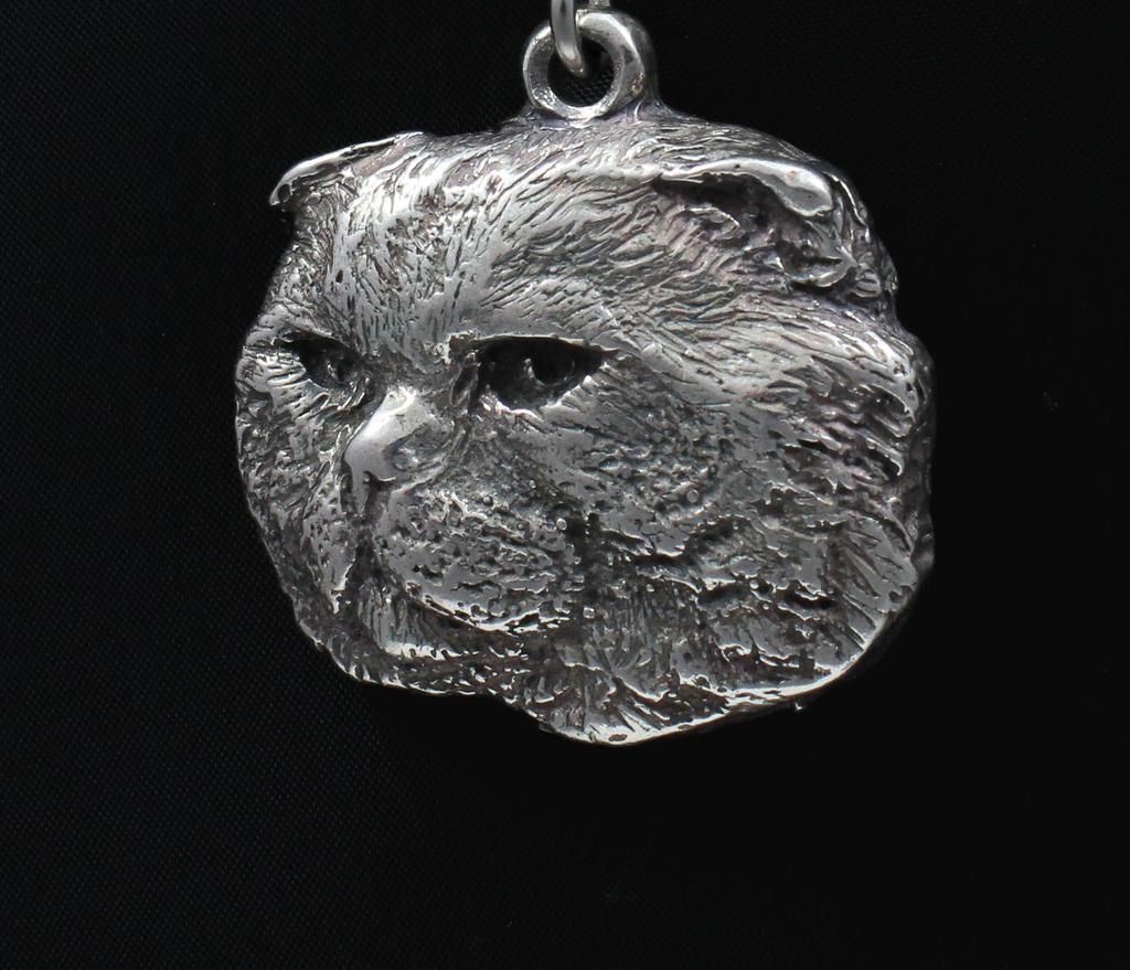 Cat - necklace with a cat, silver-plated pendant for a fan of cats, unique jewelry by Art-Dog brand