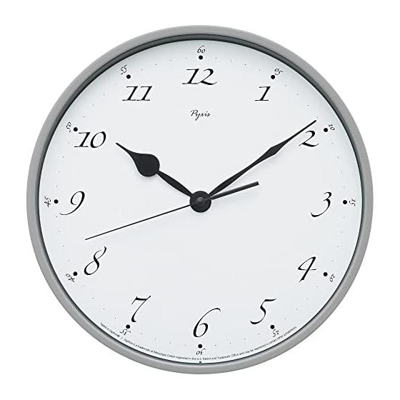 Настенные часы Seiko PYXIS Алюминиевый серый Диаметр 290 x 39 мм NA703N