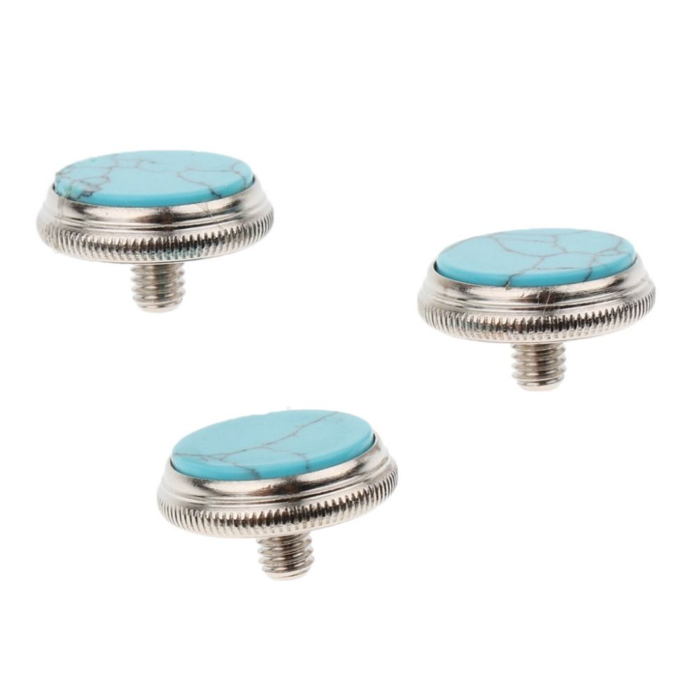 New 3pcs/set Trumpet Valve Cap Metal Shell Trumpet Cover Buttons replacement Trumpet Finger Buttons Musical Instruments