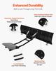 Snow Plow Kit, 1524 mm Universal Snow Plow Attachment, Height & Left-Right Adjustable, Quick To Detach, Steel ATV Scrape Blade, 3 Mount Options,