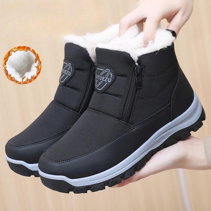 Women's Winter Warm Snow Boots Anti-Slip Waterproof Ankle Booties With Faux Fur Lined for Women Comfortable Short Boots Outdoor Workout Walking Shoes