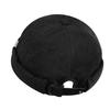 Croogo Brimless Cap for Men and Solid Casual Fashion Hat Fisherman's Women, Cotton, Round, Color, Spring/Summer (G-CT84-Black)