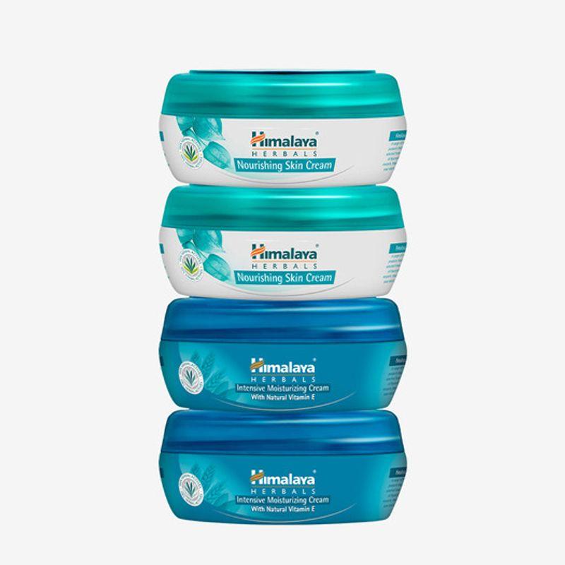 himalaya Nourishing Moisture Cream 50ml x2 + Intensive Moisture Cream 50ml x2 single type