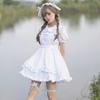 Super Süßes Lolita Hasenmädchen Dienstmädchen Herz Ausgeschnittenes Cosplay Kostüm (Übergröße)