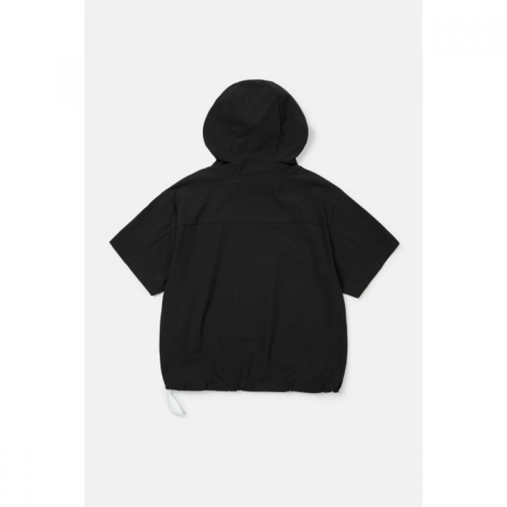 Kolon SporTS Women S ShorT Sleeve Hooded T ShirT TvTcm25696blk