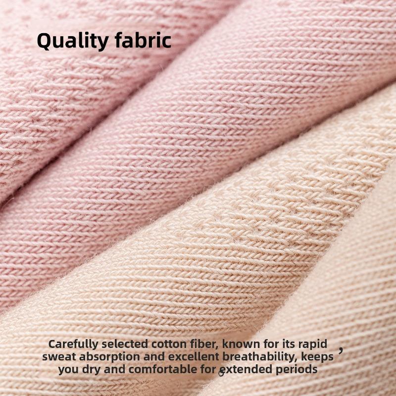 Spring and Summer Pure Cotton Socks - Breathable and Soft Short Socks Without Bones and Antibacterial - Pure Cotton Long Socks