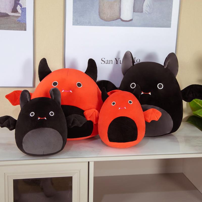 Bai Fen Bai Dolls And Toys Black Creative Dark Devil Bat Doll Plush Toy Bat Doll Funny Pillow Rag Doll Birthday Gift