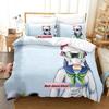Bakuon!! Bedding Set Single Twin Full Queen King Size Bed Set Adult Kid Bedroom Duvetcover Sets 3D Print Anime Bed Sheet Set
