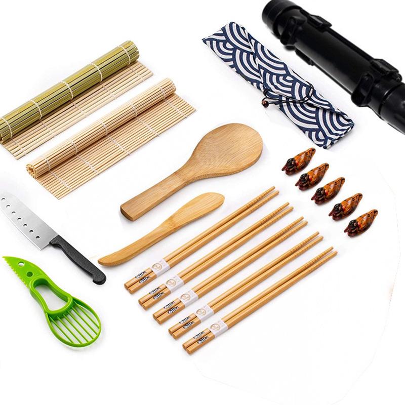 Japanese Sushi Roll & Rice Ball Bento Tool Set