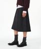 Yelena Check Midi Skirt (Charcoal)