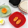 High Temperature Resistant Square Air Fryer Silicone Baking Pan, Non-Stick Oil Easy To Clean Baking Pad, Integrated Silicone Pad