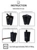 In-Stock Black Oxford Cloth Weighted Sandbag for Outdoor Tent Canopies