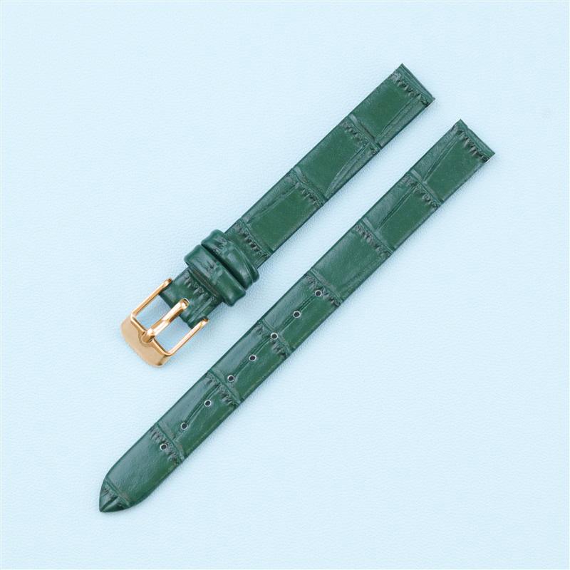 Mikrovlákno Vzor Bambusu Vodotěsný Řemínek k Hodinkám - Zelený, Měkký, Vícebarevný Skladem