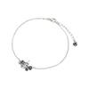 White Clover Kurumi 20th Anniversary Ladies Bracelet Sanrio Characters Silver 925 Cubic Zirconia Crown Rose Heart Skull Purple Oxidized Birthday Gift