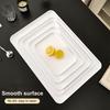 Serving Tray Platter Rectangular Vegetable And Fruit Trays for Snack Dessert Cookie Cheese Plastic Platters Large BPA Free Food Trays Party Supplies