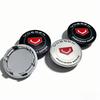 4 Stück Vossen Logo Emblem Plakette Auto Radnabendeckel 69MM Clip 56MM Räder Nabe Staubkappe Felge Radkappen Abdeckung Ersatz Auto Zubehör