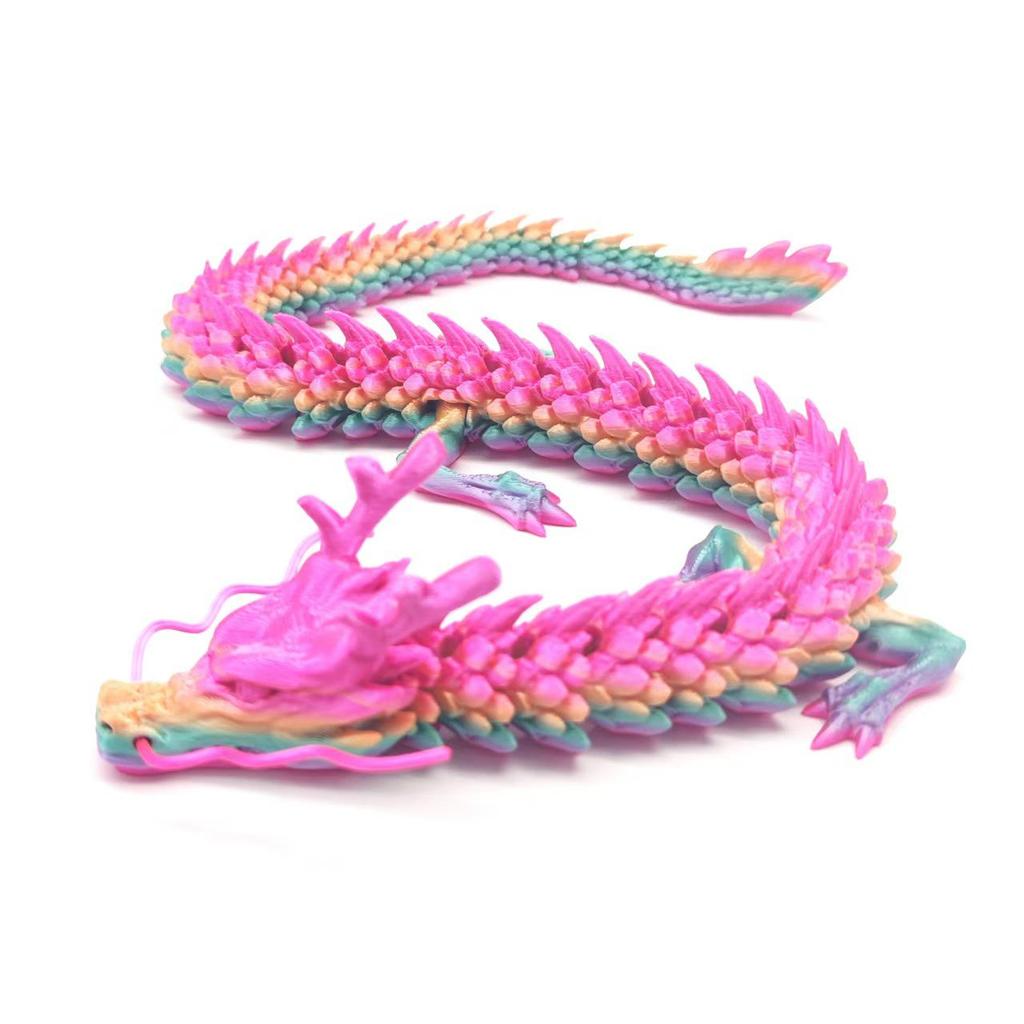 Hand-Painted 3D Chinese Dragon Ornament - Scenic Dragon Craft Gift