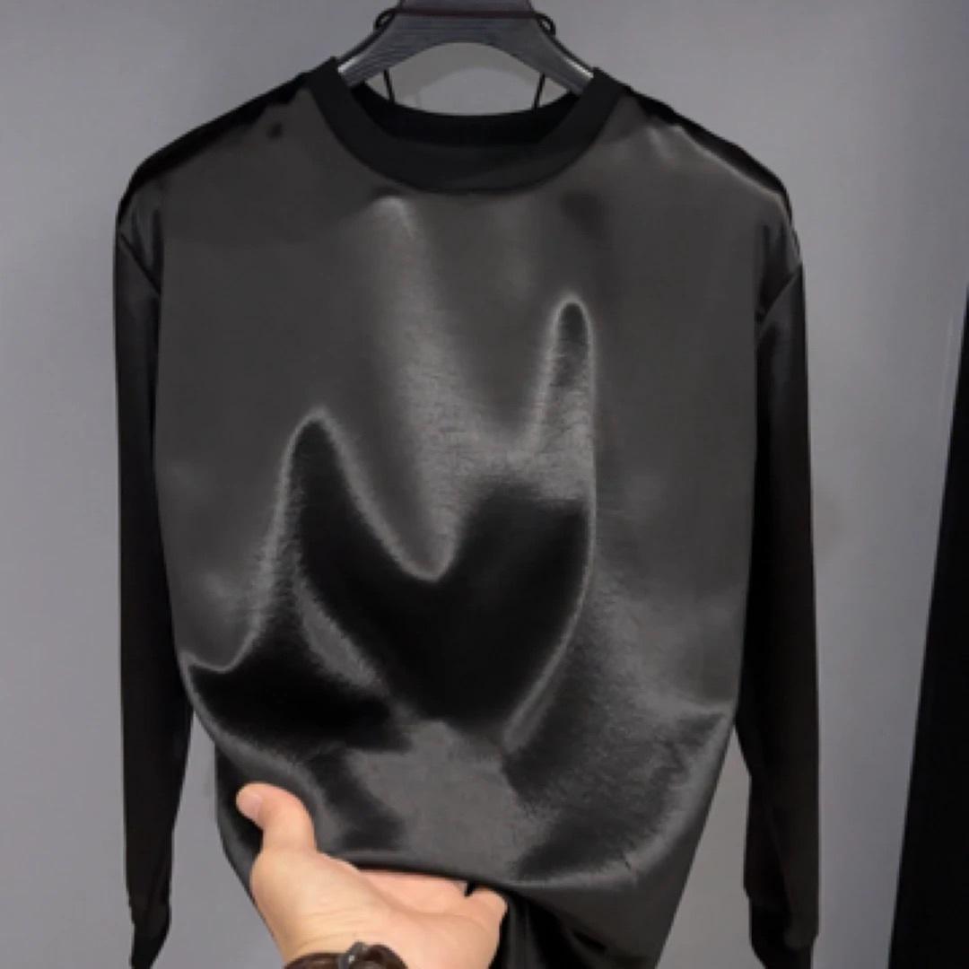 Men s Autumn/Winter Chinese Style Casual Long Sleeve Solid Color Hoodie L