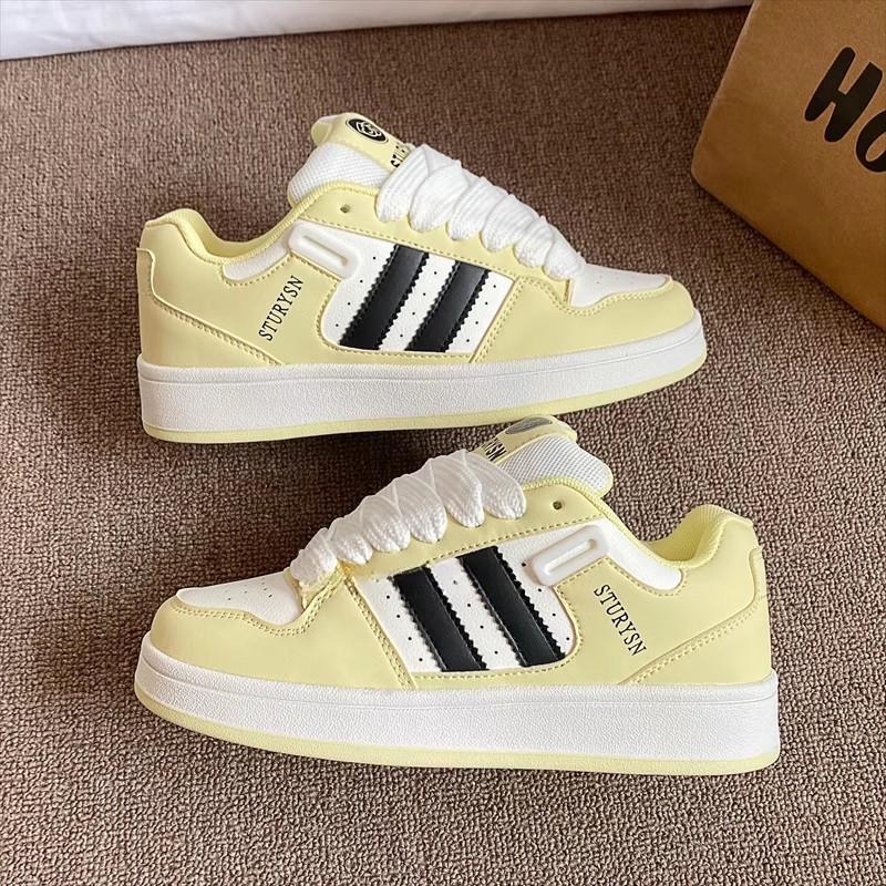 Niche platform versatile student board shoes women's tide spring new leisure sports bread shoes