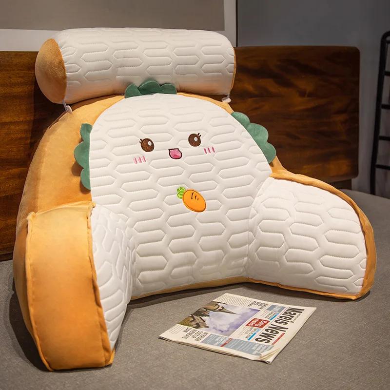 Summer Latex Ice Silk Cartoon Waist By Cool Feeling Classroom Sedentary Waist Support Cushion Breathable Sofa Pillow Lie Pillow