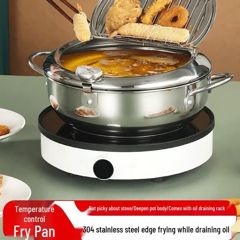 Maxcook 304 Stainless Steel Temperature Control Deep Fryer